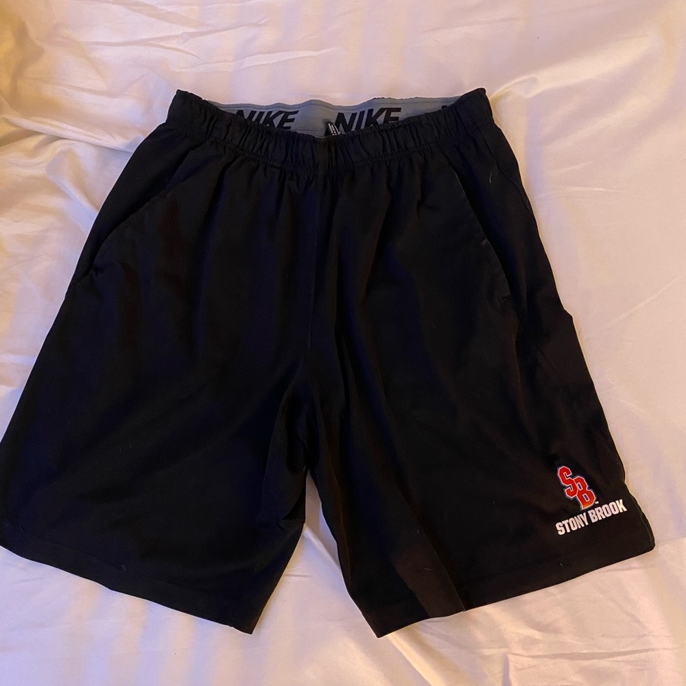 Large black Nike shorts
